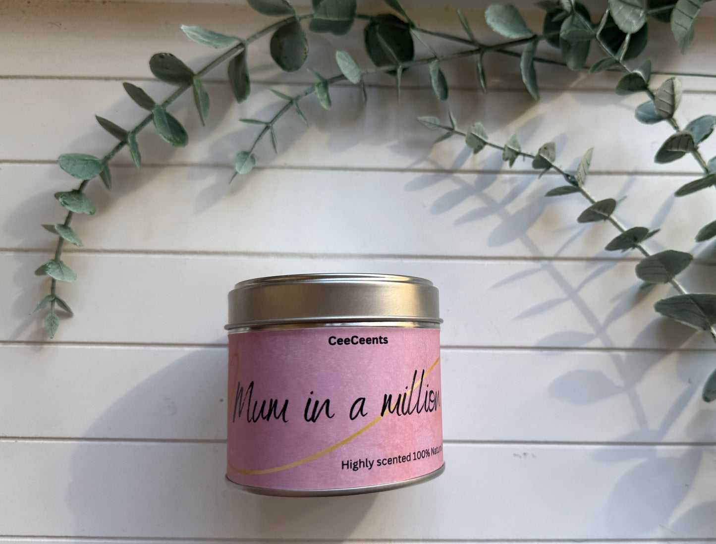 Mum in a million Tin Candle
