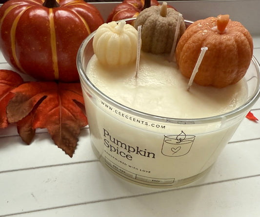 55cl Pumpkin Spice 3D Pumpkin Candle