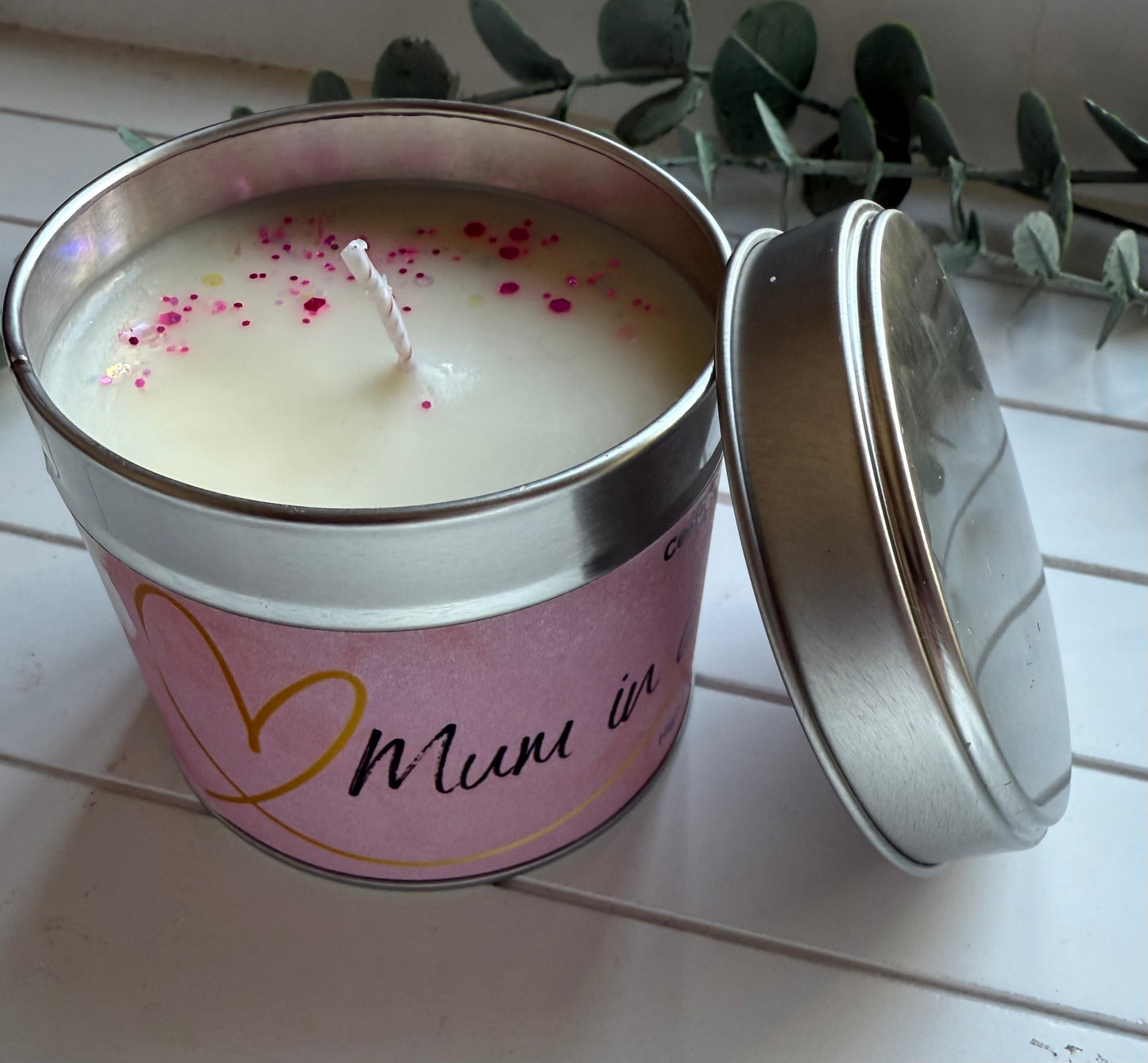 Mum in a million Tin Candle