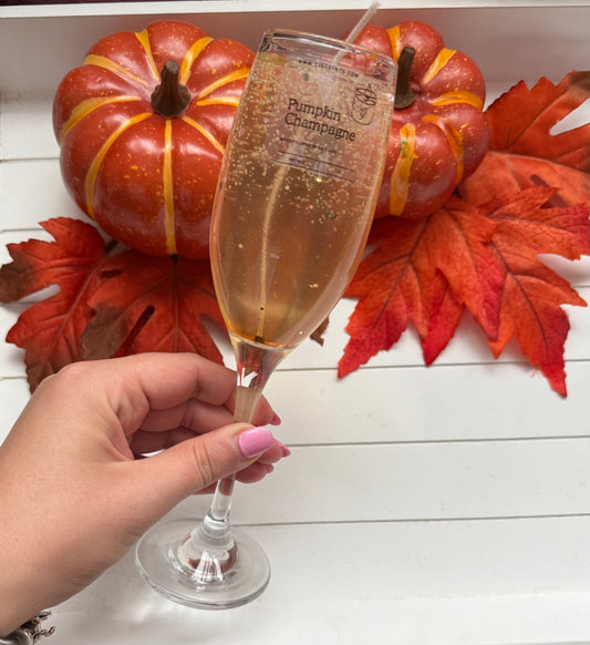 Pumpkin Champagne Candle