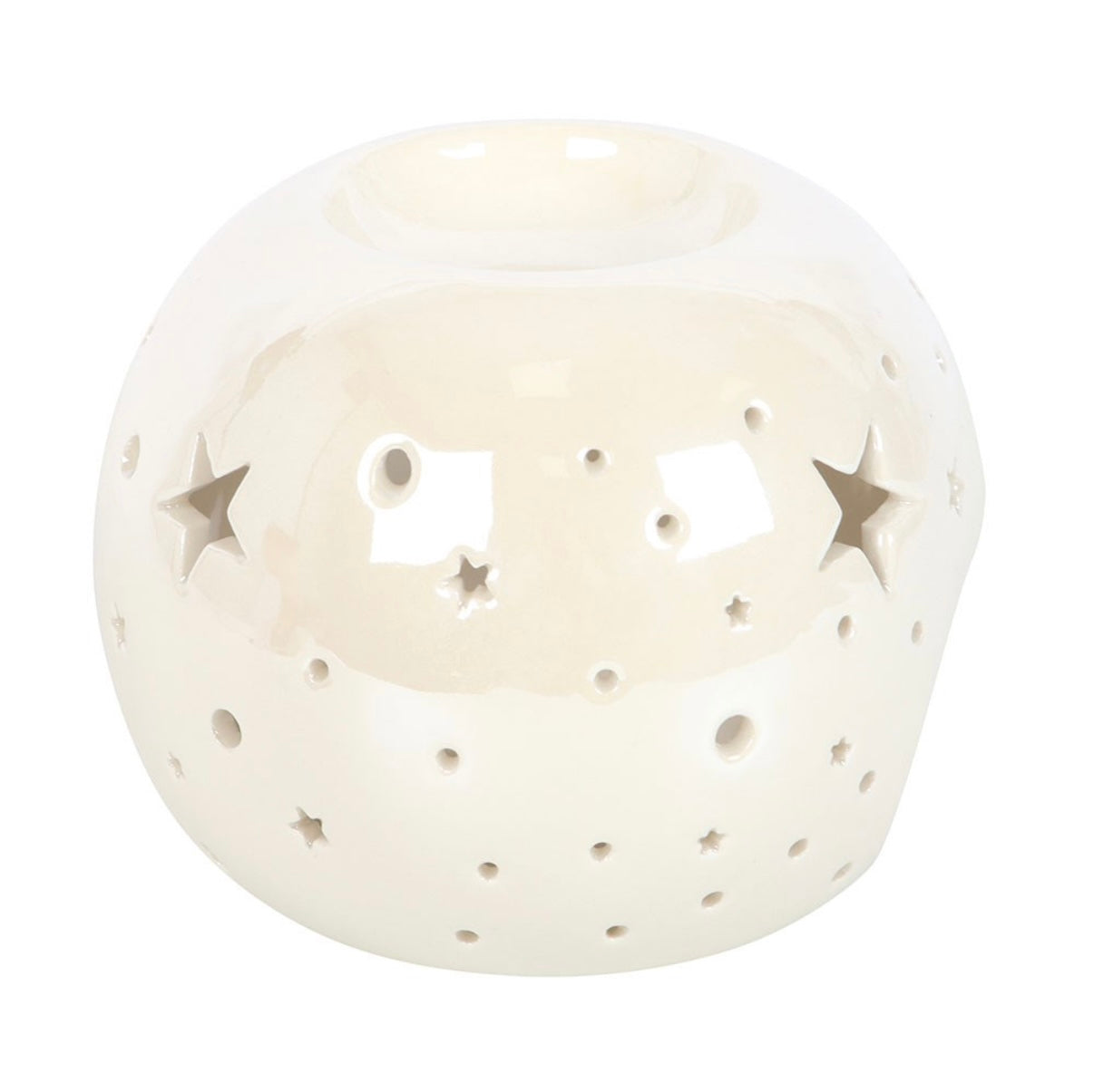 WHITE IRIDESCENT
STAR BURNER