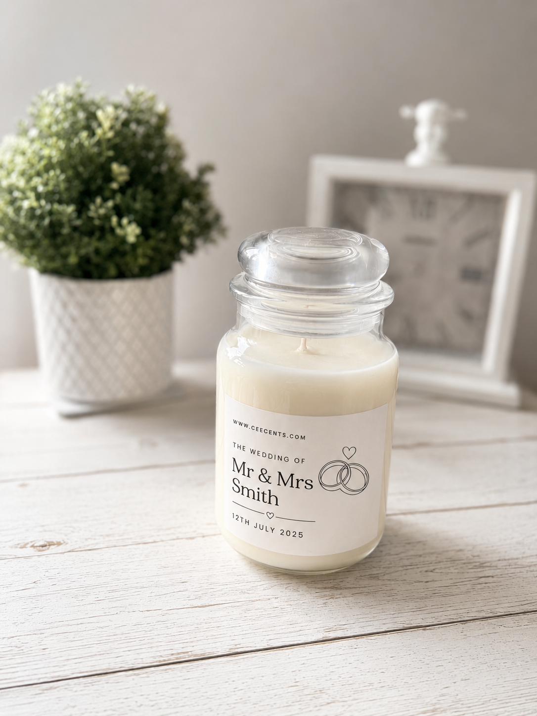 Personalised Traditional Jar Candle
