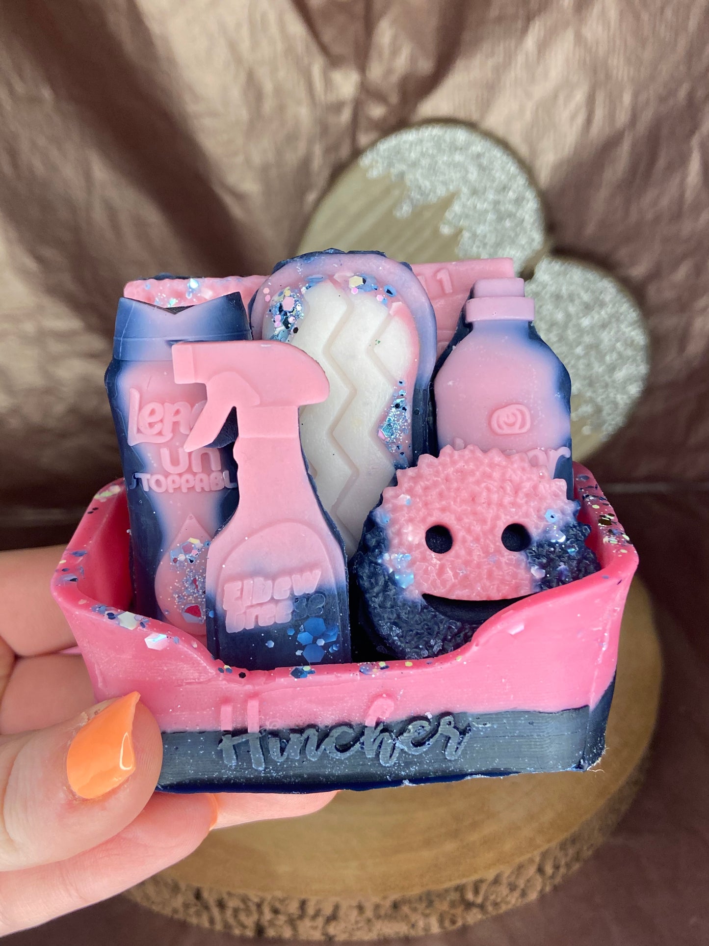 Mrs Hinch Caddy Wax Set - Rose Wonderland