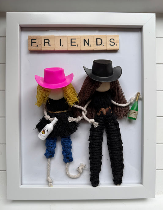 Macrame Cowgirl Frame