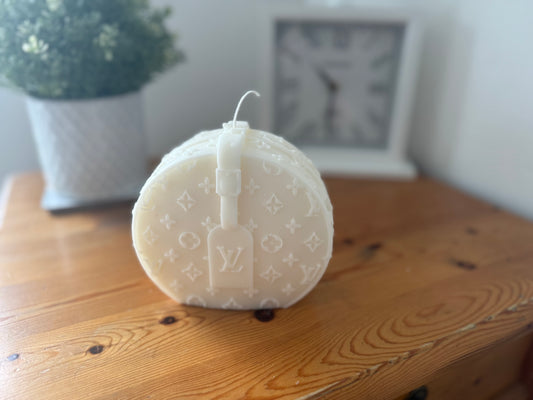 Round LV Bag Candle
