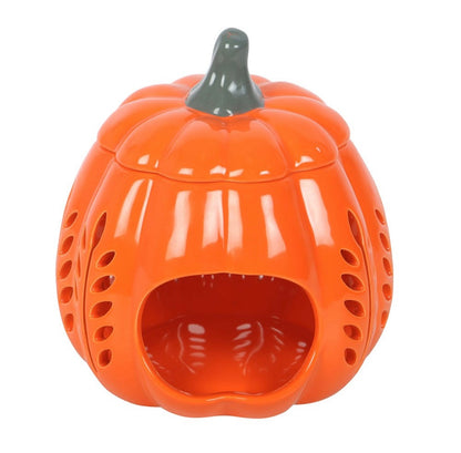 Orange Leaf Cut Out Pumpkin