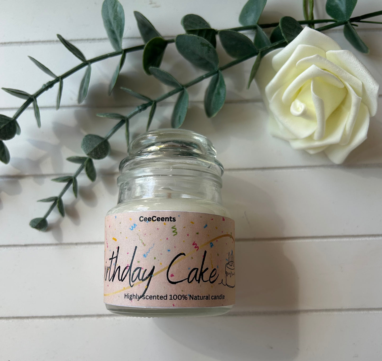 Birthday Cake Jar Candle