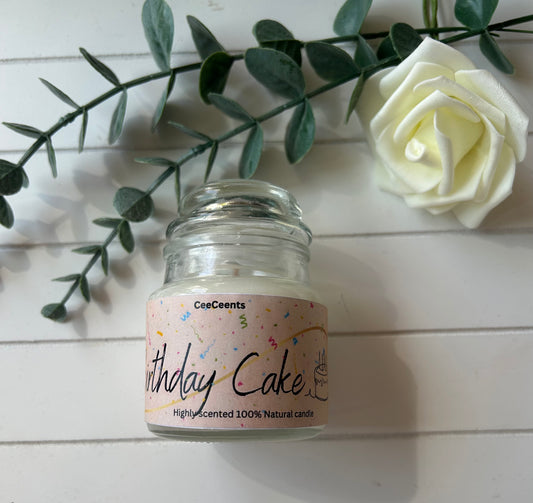 Birthday Cake Jar Candle