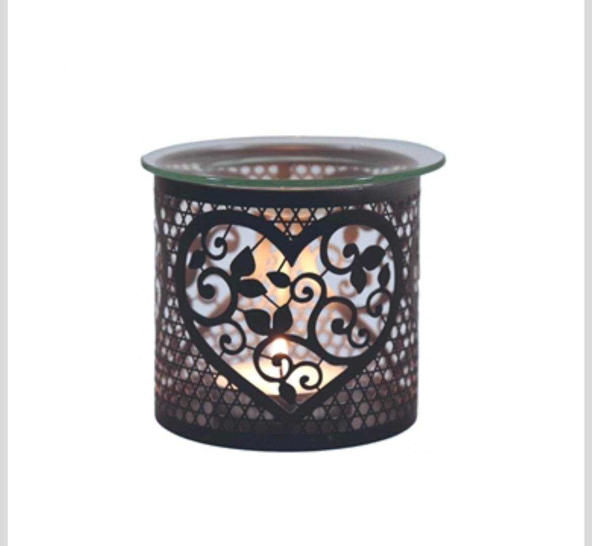 Black Heart Wax Burner