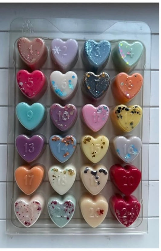 Christmas 24 Heart Wax Melt Advent Calendar