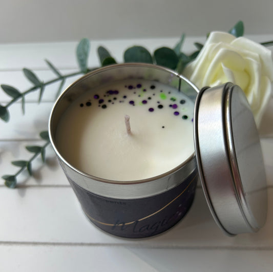 Black Magic Tin Candle