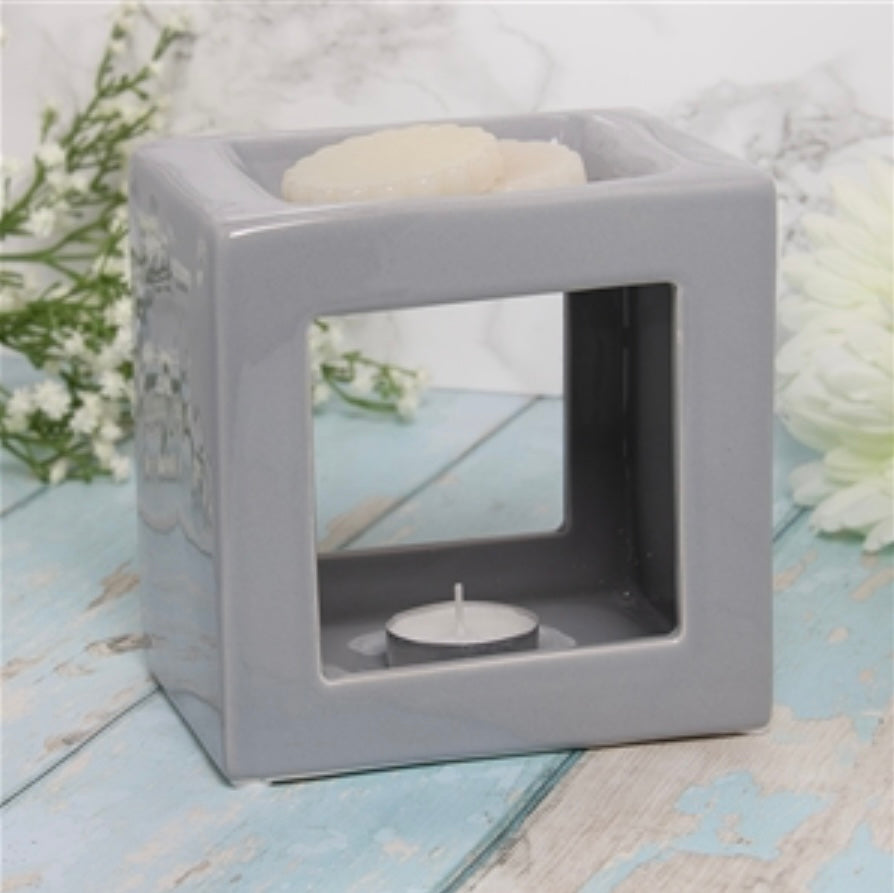 Grey Cube Burner