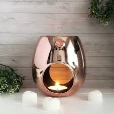 Rose Gold Glass Wax Burner