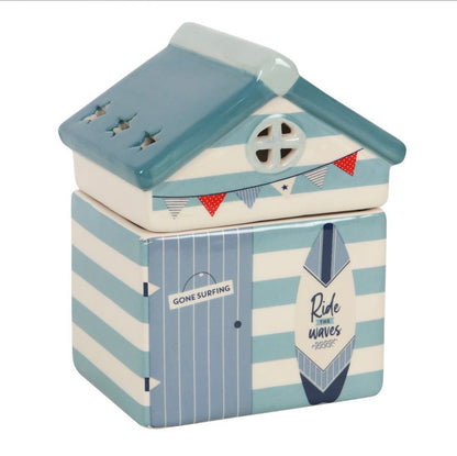 Beach hut wax burner